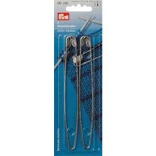 Prym Maskeholder, 2 stk (13 cm) Strikkesæt til sikring af masker Fremstillet af fleksibelt fjederstål Inkluderer afrundet spids, der er let på ulden.