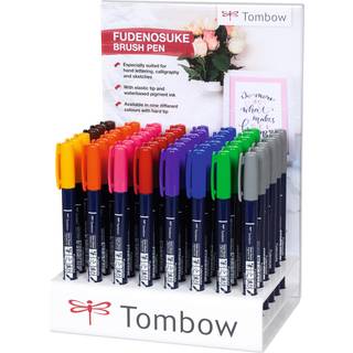 Brush pen Fudenosuke hård display ass (48)