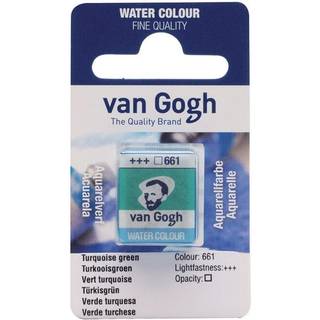 Van Gogh Løse Akvarelbrikker Turq. Green (661)