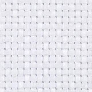 Hvid Aidastof 50x50 cm - 100% Bomuld til Håndarbejde