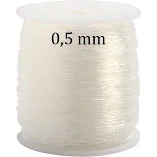 Elastiksnor 0,5 mm - 100 m til smykker