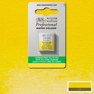 Winsor & Newton Professional akvarelfarve half pan Cadmium-Free Yellow Pale 907