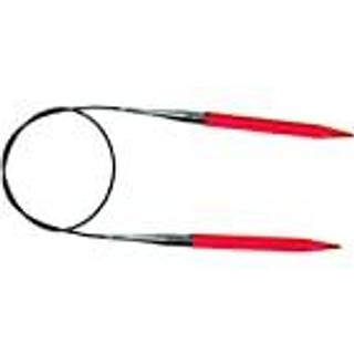 KnitPro Trendz Faste rundpinde 100 cm (3.5-12.00mm) 3.50 mm Rød Indhold:1 fast rundpind Materiale:Akryl Typer: Faste rundpinde Størrelser:3.50-12.00 mm.