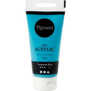 Art Akrylmaling Turquoise Blue 75ml - Dækkende Finish