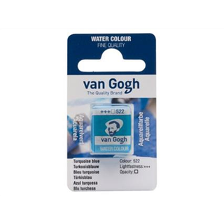 Van Gogh Løse Akvarelbrikker Turq. Blue (522)