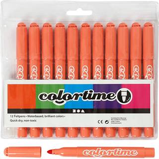 Colortime Tusch 5 mm - Mandarin, 12 stk.
