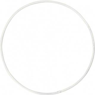 Hvide Metalringe 10 cm - 10 stk. til Kreative Projekter