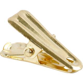 Elegante guld dekorationsklemmer - 10 stk.