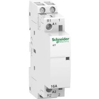 Schneider Kontaktor iCT 16A 1NO+1NC 24VAC modulkontaktor, bredde 18mm A9C22115