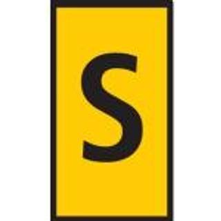 Hellermann Ledningsmærke s gul w1