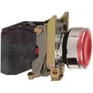 Schneider Electric Lampetryk komp rød 230VAC m/LED 1NO+NC