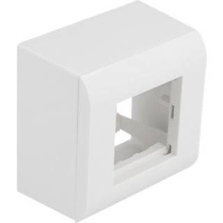 DeLOCK Easy 45 - Surface Mounted Box - White RAL 9003