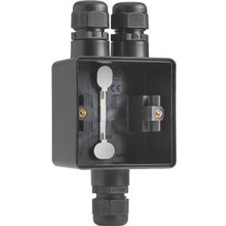 Niko Underlag 1-modul, 3x m20, ip55, sort