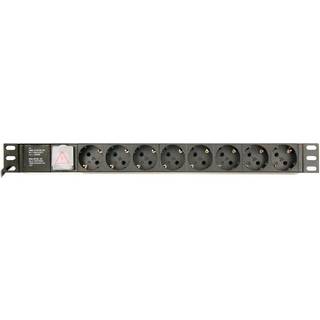 Rack PDU med switch og 8 Schuko-stik