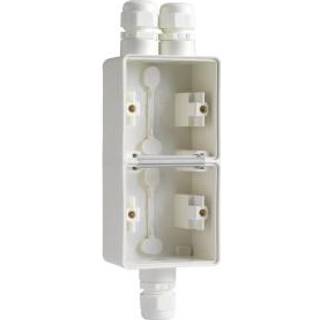 Niko Underlag 2-modul, 3x m20, ip55, hvid