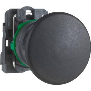 Schneider Electric Harmony paddetryk komplet med ø40 mm paddehoved i sort farve med fjeder-retur 1xno, xb5ac21