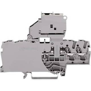 WAGO 2002-1811 Fused Terminal For G-fuse Inserts 0.25 - 2.5 mm² Grey