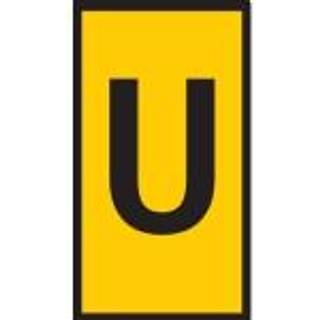 Hellermann Ledningsmærke u gul w2
