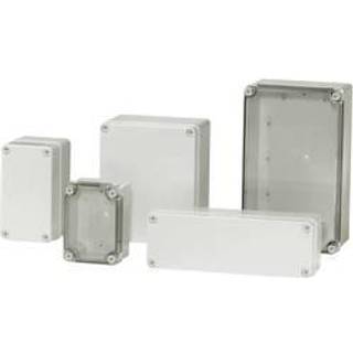 Fibox Kasse 80x140x65 mm, polycarbonat grå låg