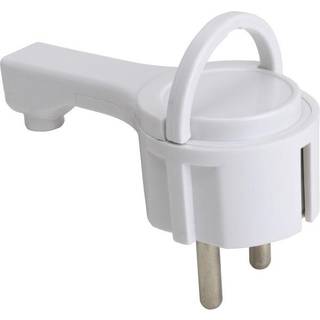 Gelia Stik Mini, lav og vinklet model, jordet, hvid