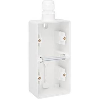 Niko Underlag 2-modul, 1x m20, ip55, hvid