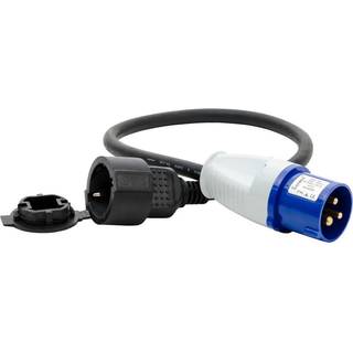 Gelia GP51/SY-CZ-10 Adapter CEE 216-6 til Schuko 2 m