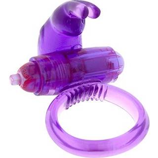 Seven Creations Rabbit Vibrating Cockring Purple