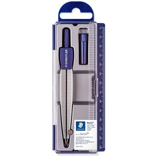 STAEDTLER Noris Passer Æske med passer og ekstra stifter På æsken er der inkorporeret en lineal (13 cm)