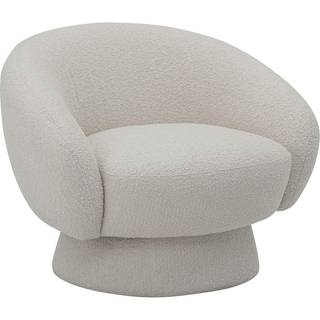 Bouclé-loungestol Ted