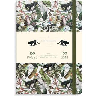 Burde Deluxe Notesbog | A5 | Linjeret | Panther
