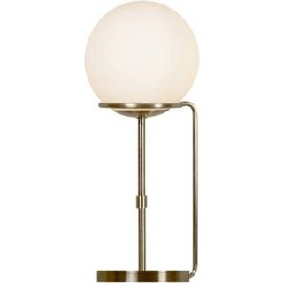 Sphere bordlampe med kugleskærm af glas