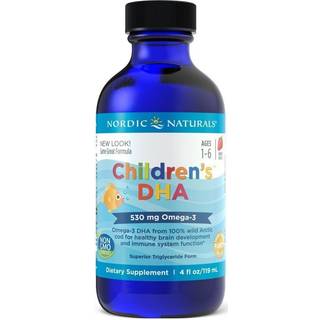 Nordic Naturals - Børns DHA, 530mg Omega-3 Jordbær (EAN 768990567803) - 119 ml