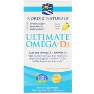Ultimate Omega-D3, 1280 mg Citron - 60 bløde kapsler