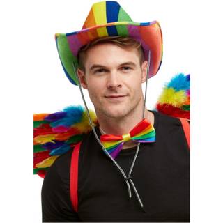 Regenbogen Cowboy Hut