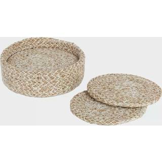 Dixie Ella glasbrikker Ø10,5 cm 6-pak Sort