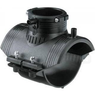 Georg Fischer ELGEF Plus PE El-anboringssadel 75-63 mm PN16 PE100-SDR11 til modulsystem.