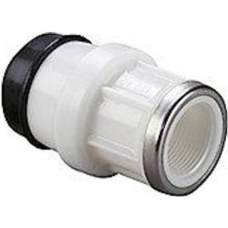 Hawle Delrin overgangsmuffe 32 mm x 1''. PN16. POM