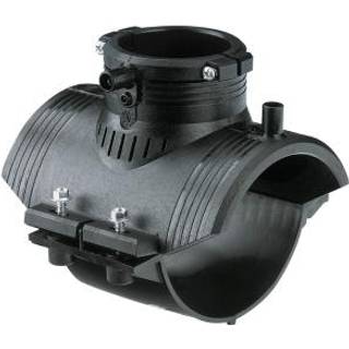 Georg Fischer ELGEF Plus PE El-anboringssadel 110-63 mm PN16 PE100-SDR11 til modulsystem.