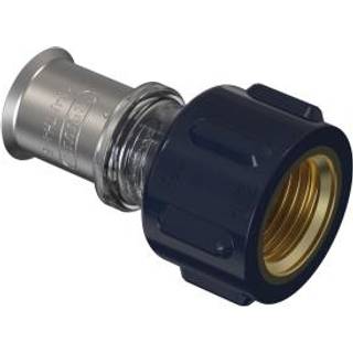 Wavin Tigris K5 overgang med muffe 25 mm x 1''. PPSU. Til U, UP, H, B , TH bakker