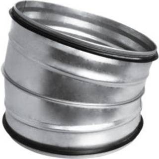 bøjning Ø200 15 gr. Nippel/Nippel, galvaniseret