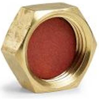 Slutmuffe messing 6-kant 1/4"