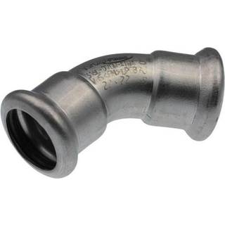 Vsh Fabrieken Vsh bøjning 45° muffe/muffe 54 mm syrefast
