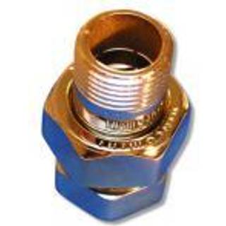 Megatherm Radiatorforskruning 1/2" ligeløbende forkromet