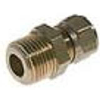 Overgang 1/4" - 6 mm med nippel Kompressions Fittings