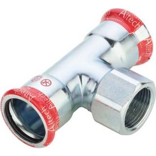 FZ press t-stykke med muffe 42-1/2''-42mm. Til varmesystemer. M-bakke