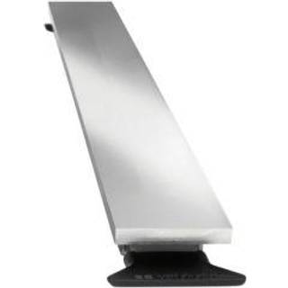 Unidrain HighLine Panel, 800 mm - Håndpoleret stål