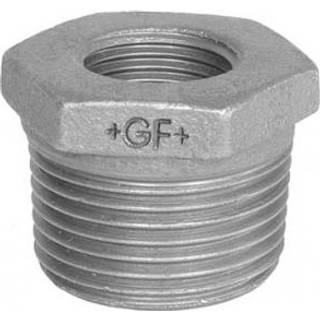 +GF+ Nippelmuffe galvaniseret koncentrisk 3/4 x 1/4
