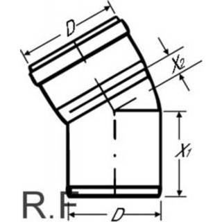 Girpi Friaphon ø52 mm x 30° bøjning