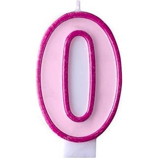 Fødselsdagslys 0- pink