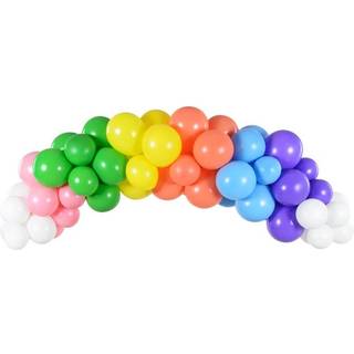 Ballonguirlande med 60 balloner - multifarvet